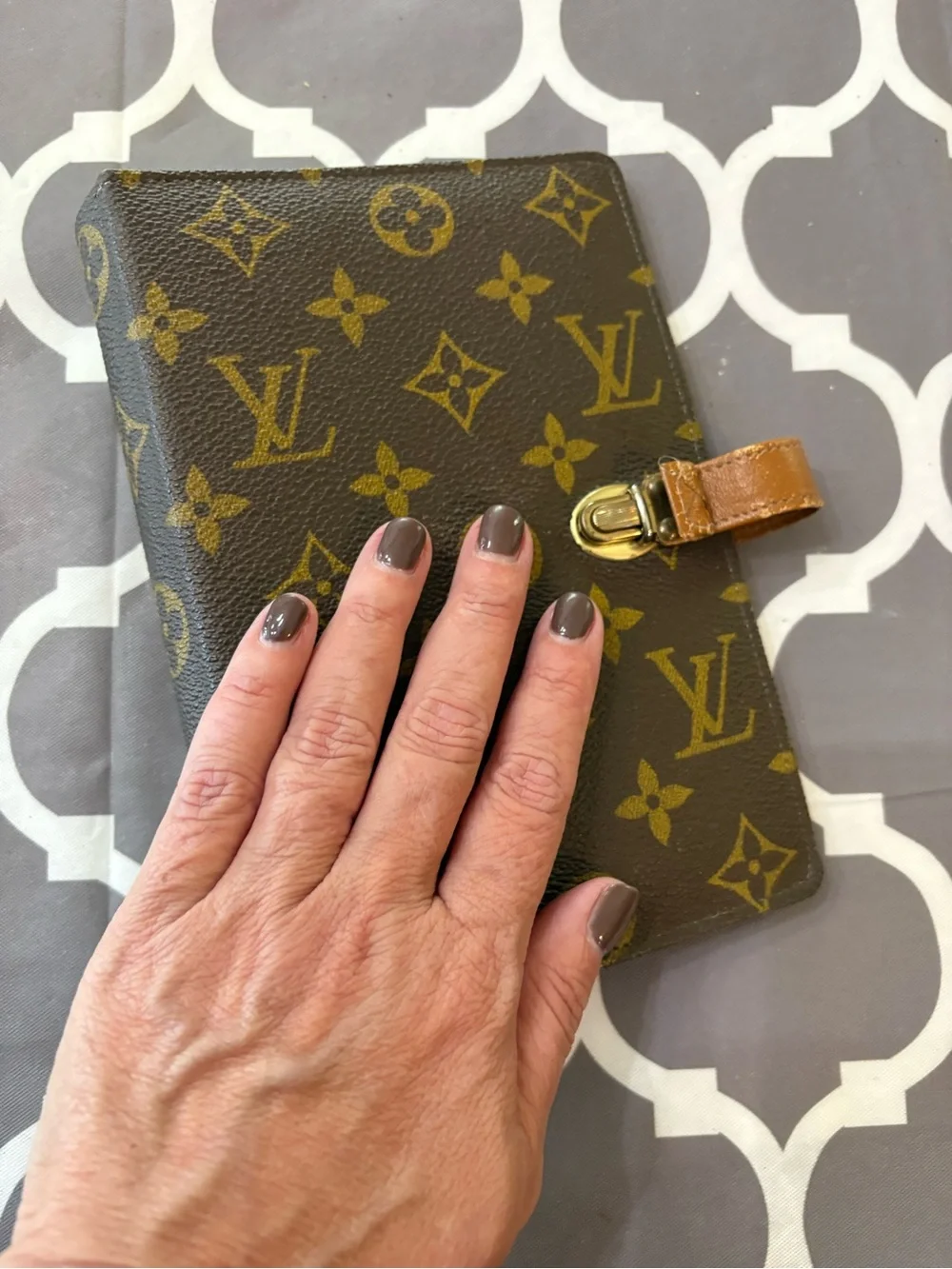 Vintage Louis Vuitton Saks Fifth Avenue Monogram Canvas Notebook Agenda Cover